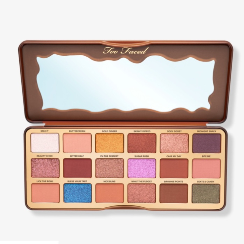 NEW Too Faced Better than Chocolate eye shadow x18 Palette vibrant pigment
